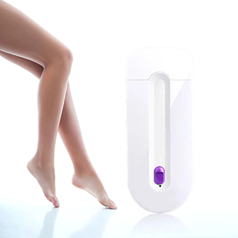 Rechargeable 2-in-1 Electric Epilator & Shaver for Women - Painless Hair Removal with Instant Sensor Light