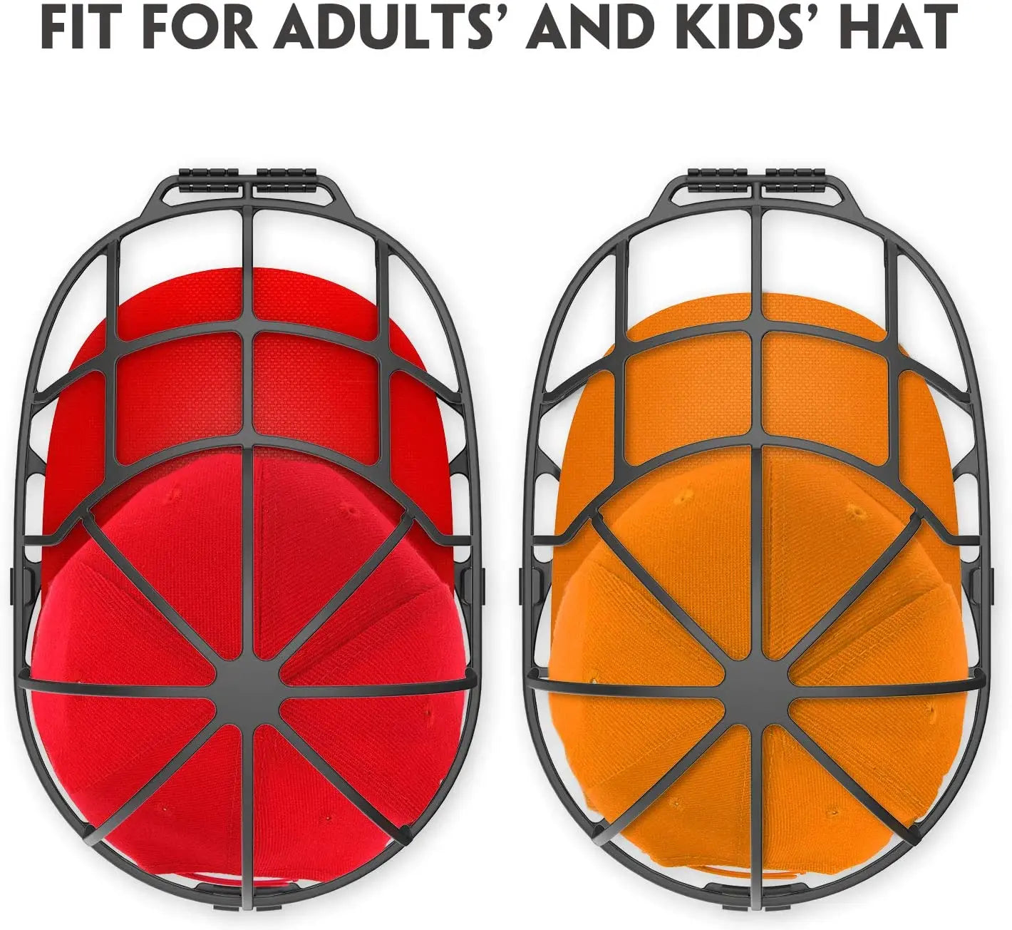 Hat Washers - Ultimate Baseball Hat Cleaner & Protector for Adults and Kids - Washable Frame Cage for Easy Machine Cleaning