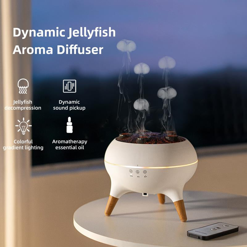 Meet the Jellyfish of Hydration: Your New Multi-Spray Aromatherapy Humidifier That Doubles as a Mood Light Show!