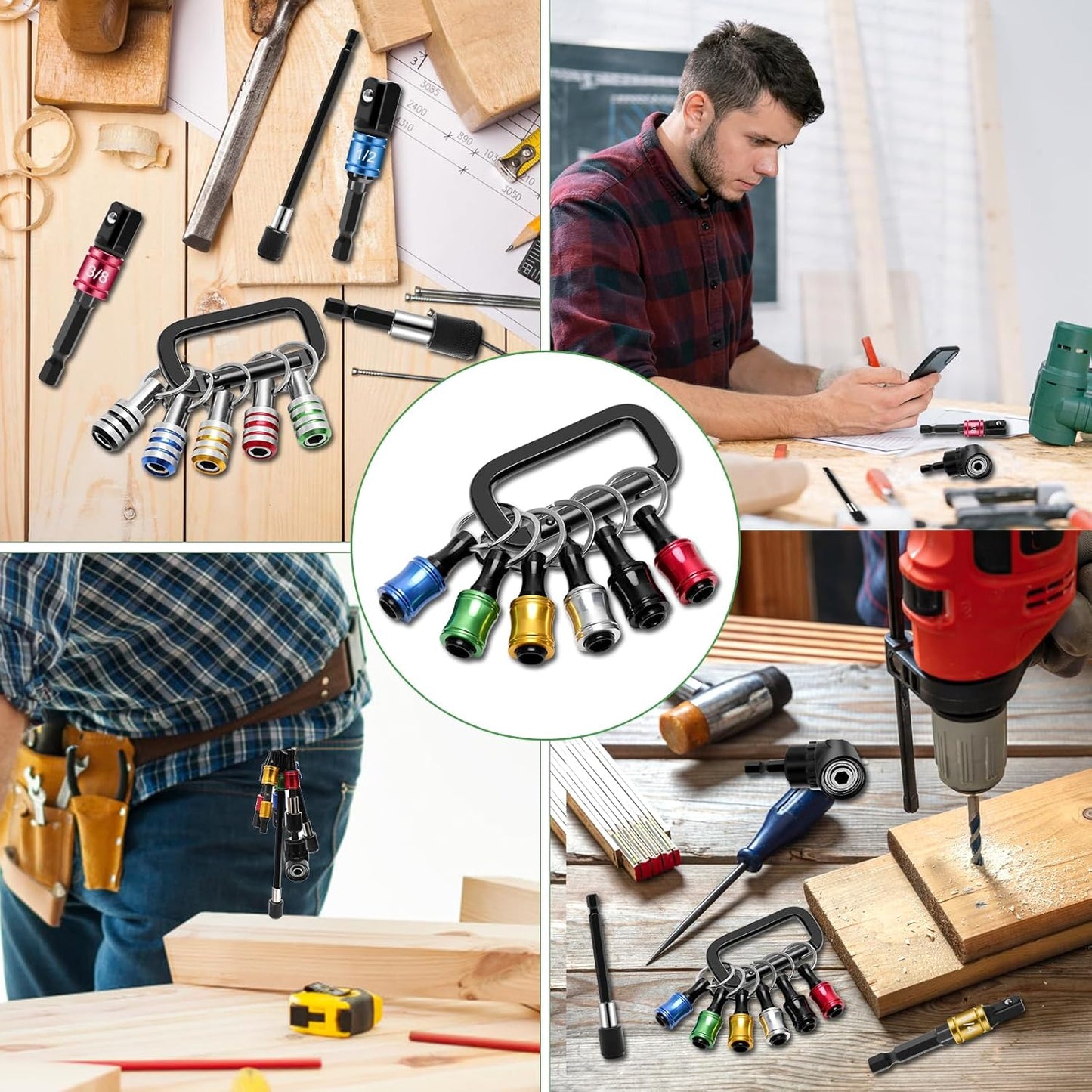 18 Handy-Dandy Manly Mini-Gizmos: Now You Can Drill Right Angles with Adapters and Other Tools for Your Inner Tool-Titan!