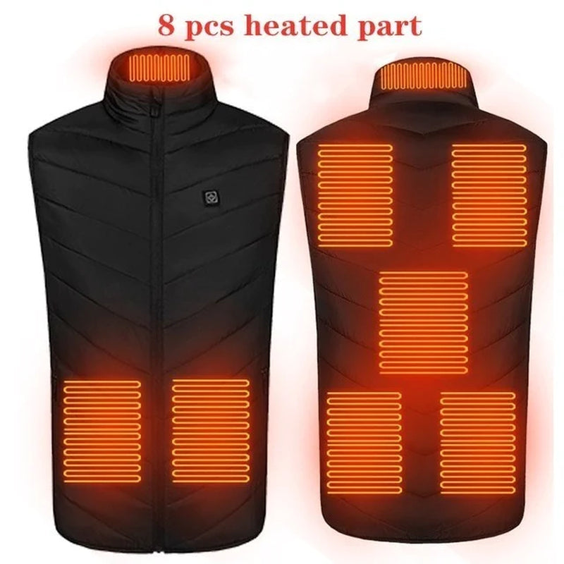 Stay Warm Anywhere: Washable USB Charging Heated Vest for Ultimate Winter Comfort