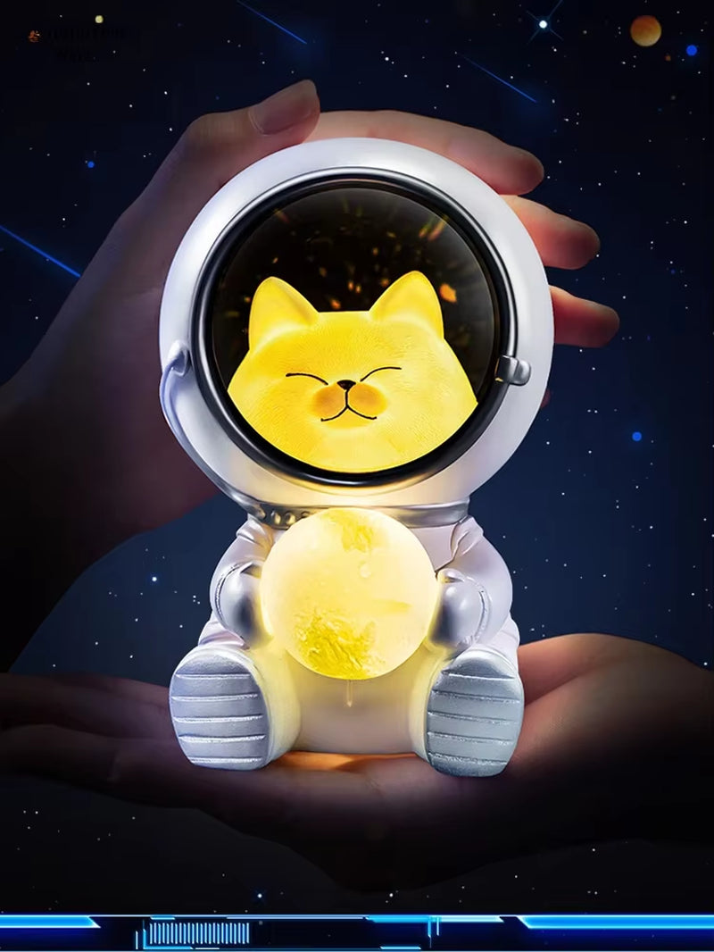 Astronaut LED Night Light - Galaxy Guardian USB Decor for Kids' Bedrooms, Perfect Birthday Gift!