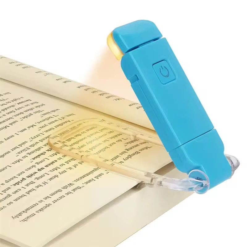 Rechargeable LED Book Light - Eye Protection Clip-On Night Lamp for Reading and Study