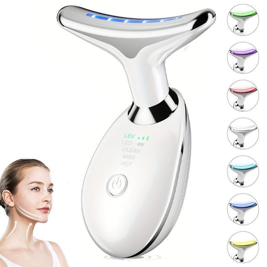 Glow Up Your Game: The Portable LED Light Facial Massager for a Youthful, Radiant You!