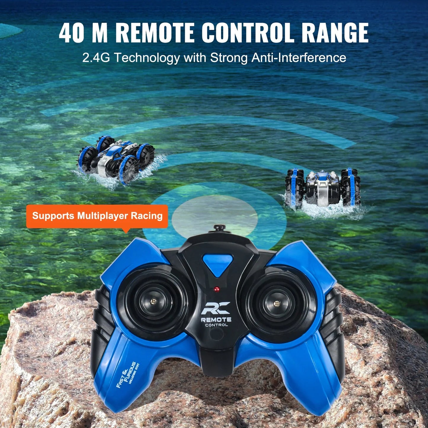 VEVOR's Swimmin' and Zoomin' Remote-Controlled Beast: For Kids Who Can't Decide Between Land and Sea!