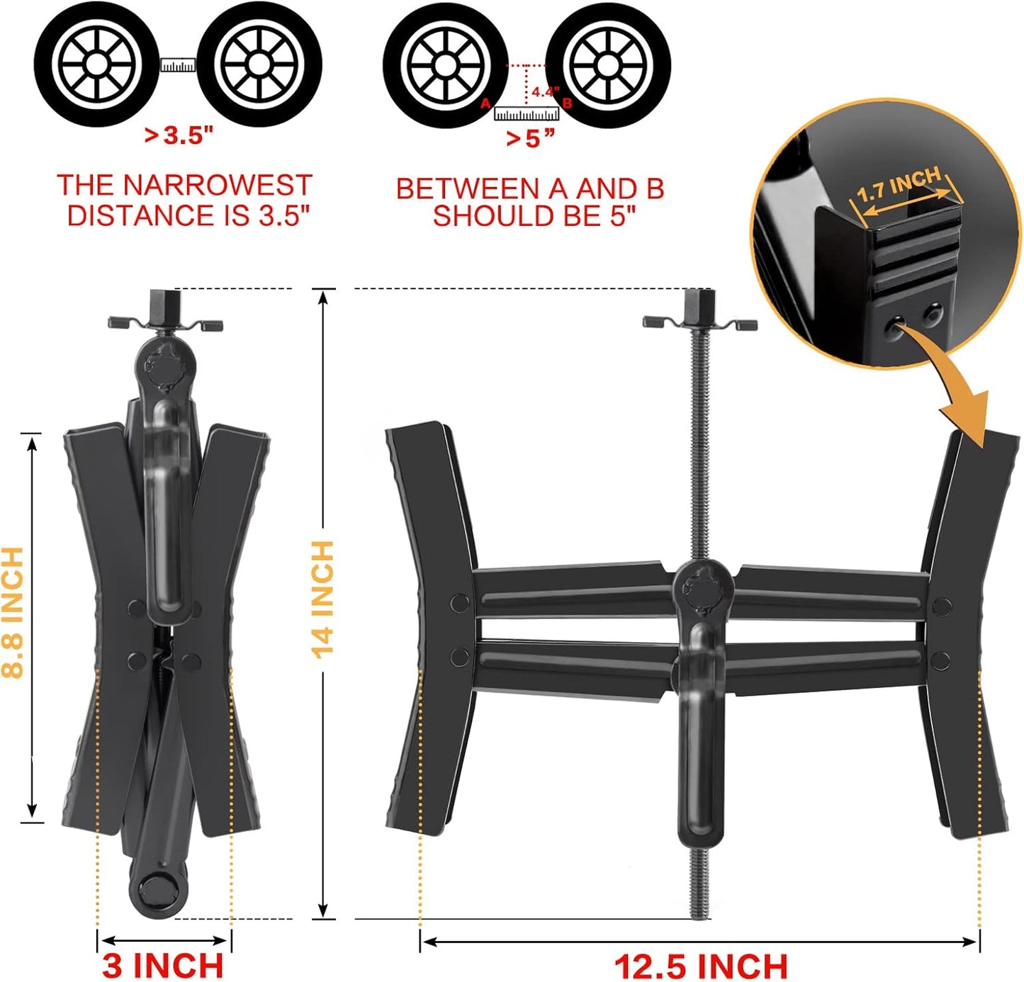 Wheelie Good Stoppers: The Double Trouble Tire Tamer for Your Mobile Nest!