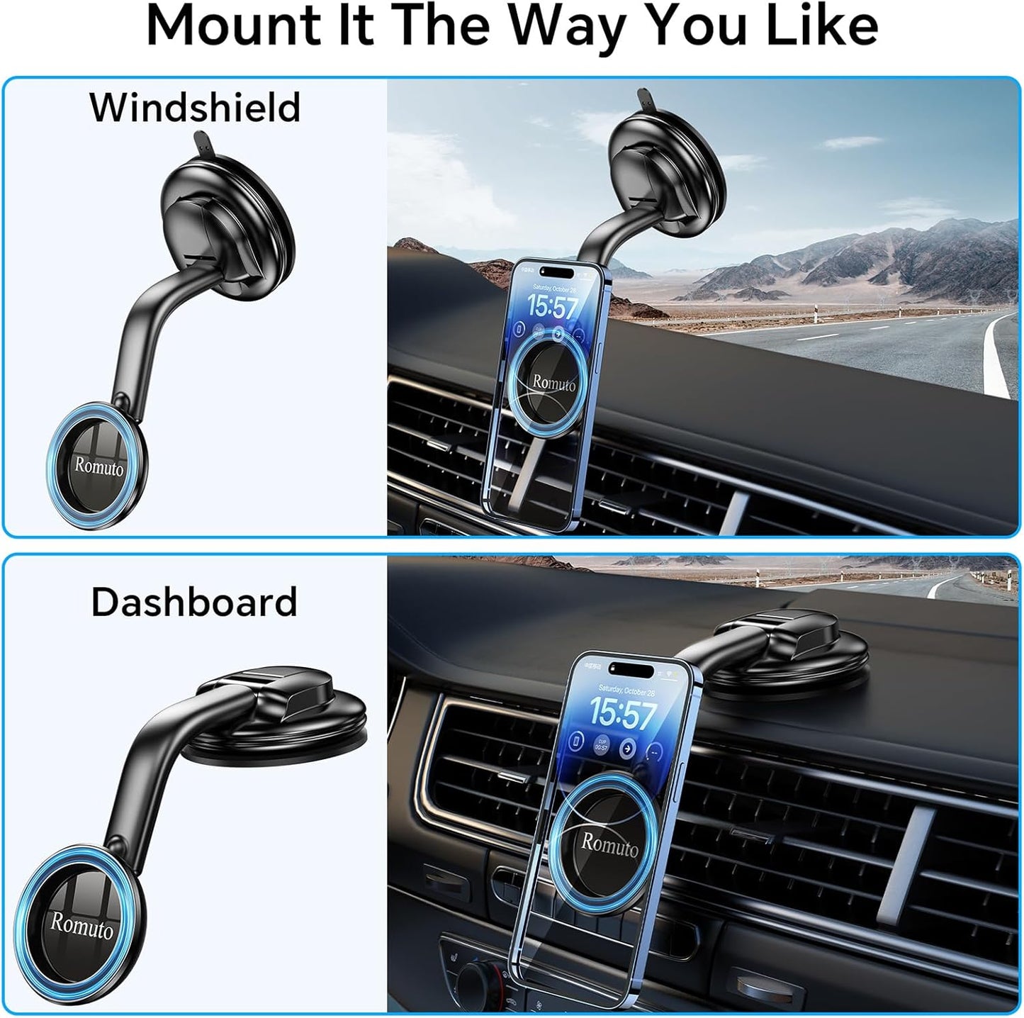 Road Rager's Bestie: The Phone Mount That Stays Put When You Don't!