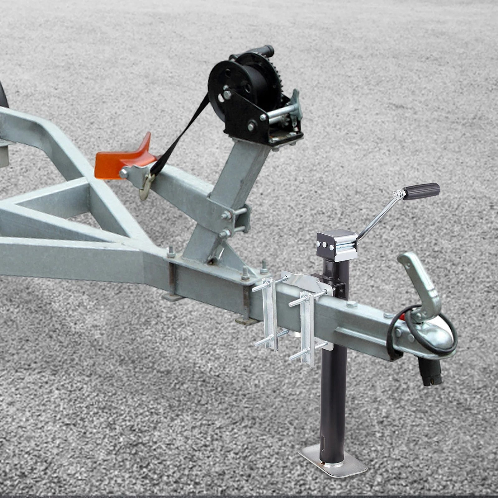 VEVOR's Regal Trailer Jack - Because Your RV Needs a Lift That's Fit for a King, 2500 Lbs of Hoisting Muscle and a Crown!