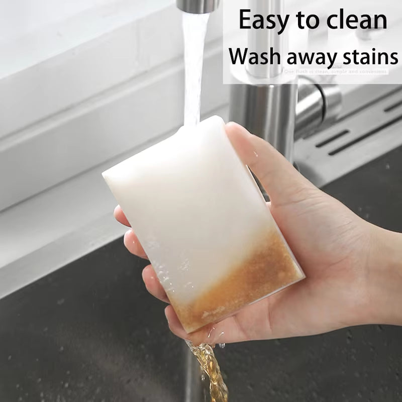 Magic Melamine Cleaning Sponge - 100x70x30mm Eraser for Kitchen, Bathroom & Office Cleaning