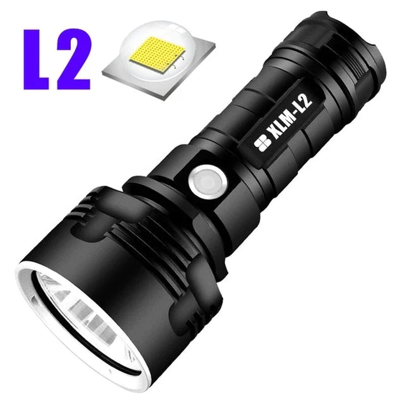 Super Bright Rechargeable LED Flashlight - Adjustable Focus Outdoor Xenon Lamp