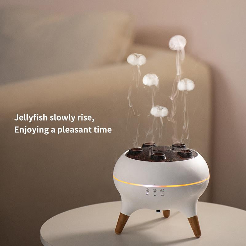 Meet the Jellyfish of Hydration: Your New Multi-Spray Aromatherapy Humidifier That Doubles as a Mood Light Show!