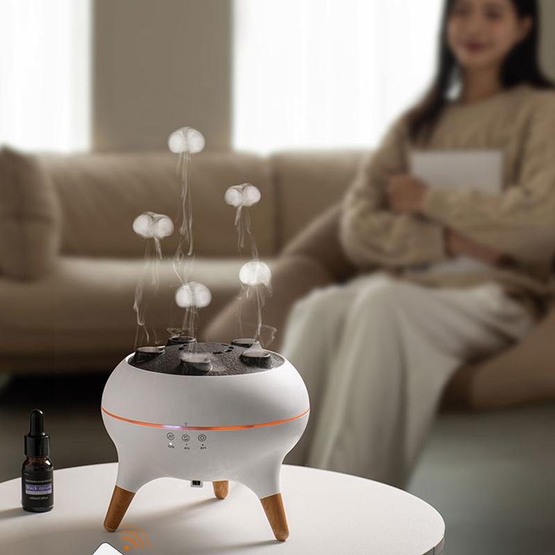 Meet the Jellyfish of Hydration: Your New Multi-Spray Aromatherapy Humidifier That Doubles as a Mood Light Show!