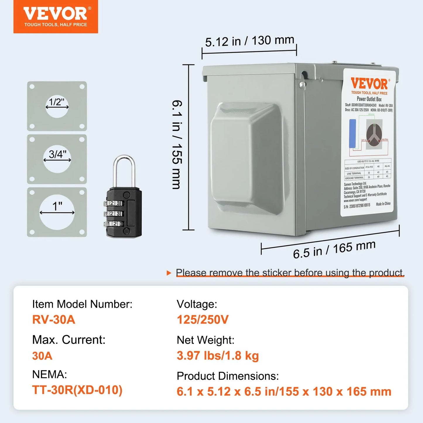 VEVOR's Ultra-Top-Secret 30 Amp RV Power Fortress: The Only Defense Against Squirrel Armies and Surprise Showers!