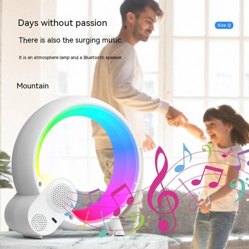 Wake Up Bright: Bluetooth Smart Sunrise Alarm Clock with Colorful Atmosphere Light