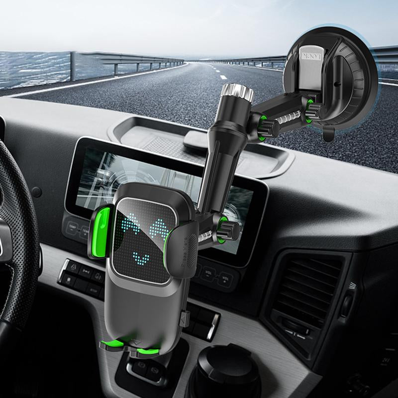 Ultimate Green Extra Long Air Vent Phone Mount - Flexible 360° Dashboard Holder for Safe Hands-Free Driving