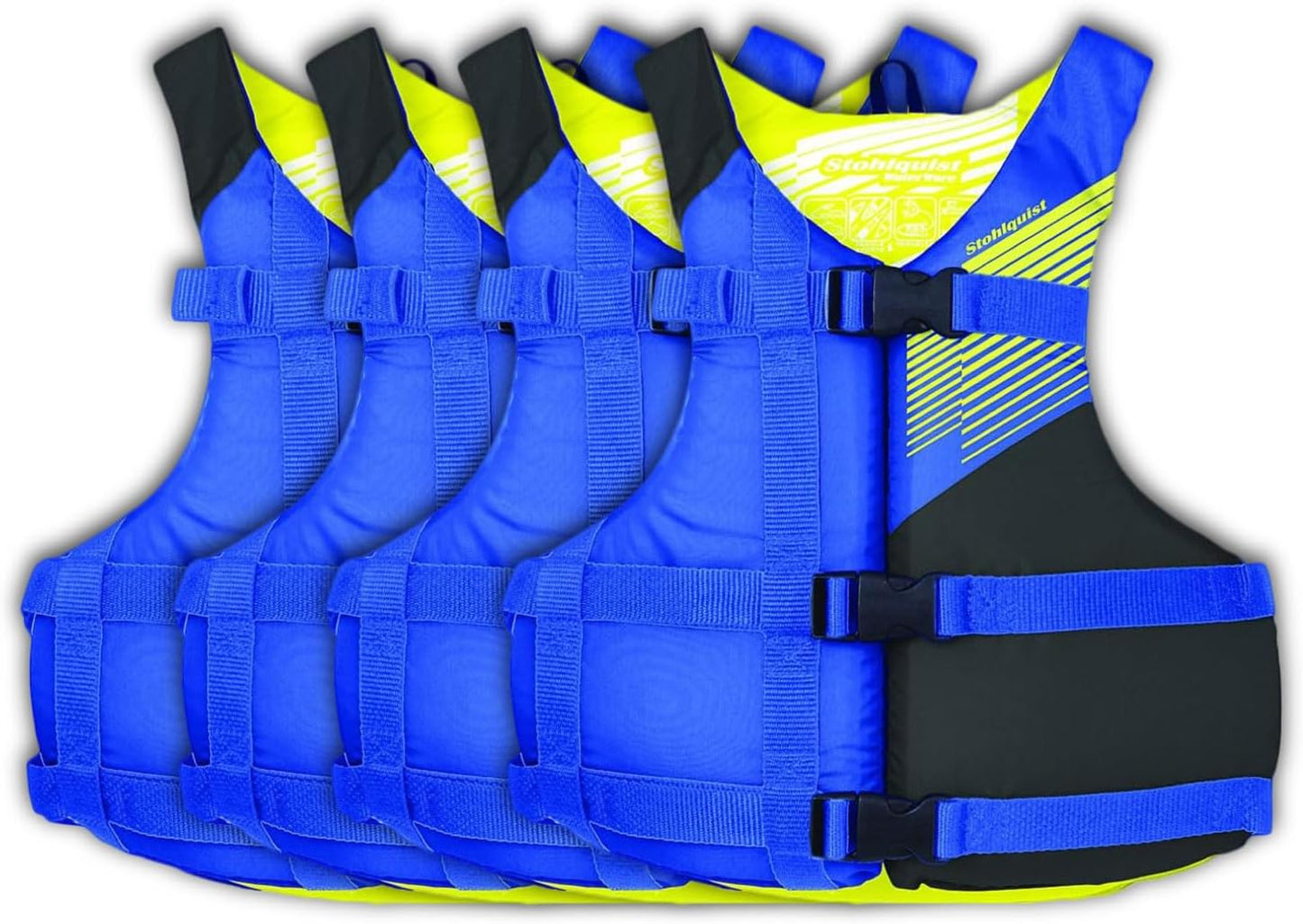 Flotation Fashion: Stylish & Comfortable Life Jackets - Float Like a Boss (2 or 4-Pack) - Keep Calm and Paddle On!