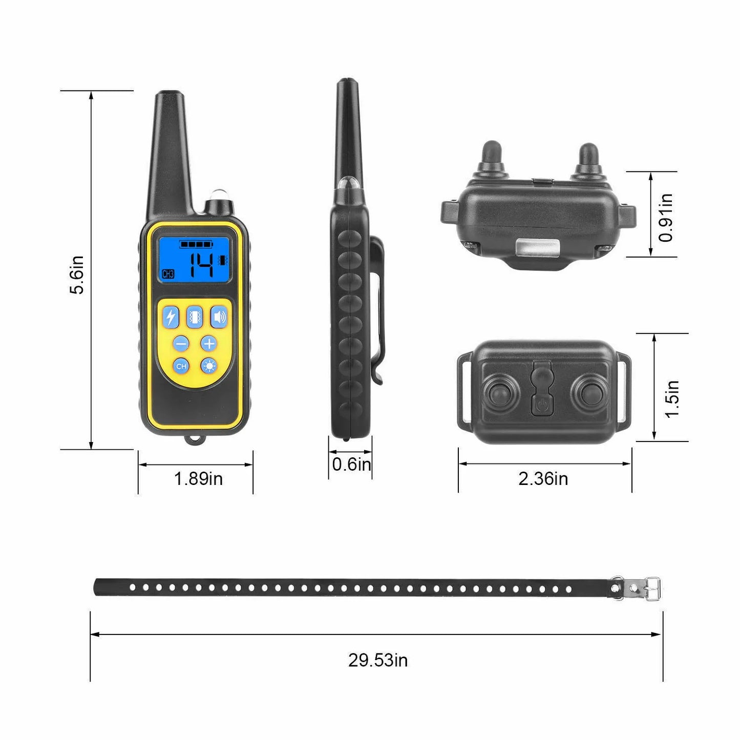 The "Bark and Spark" 2700 FT Super-Duper Dog Disciplinator with Fancy Screen – It's Shocking How Well It Works!