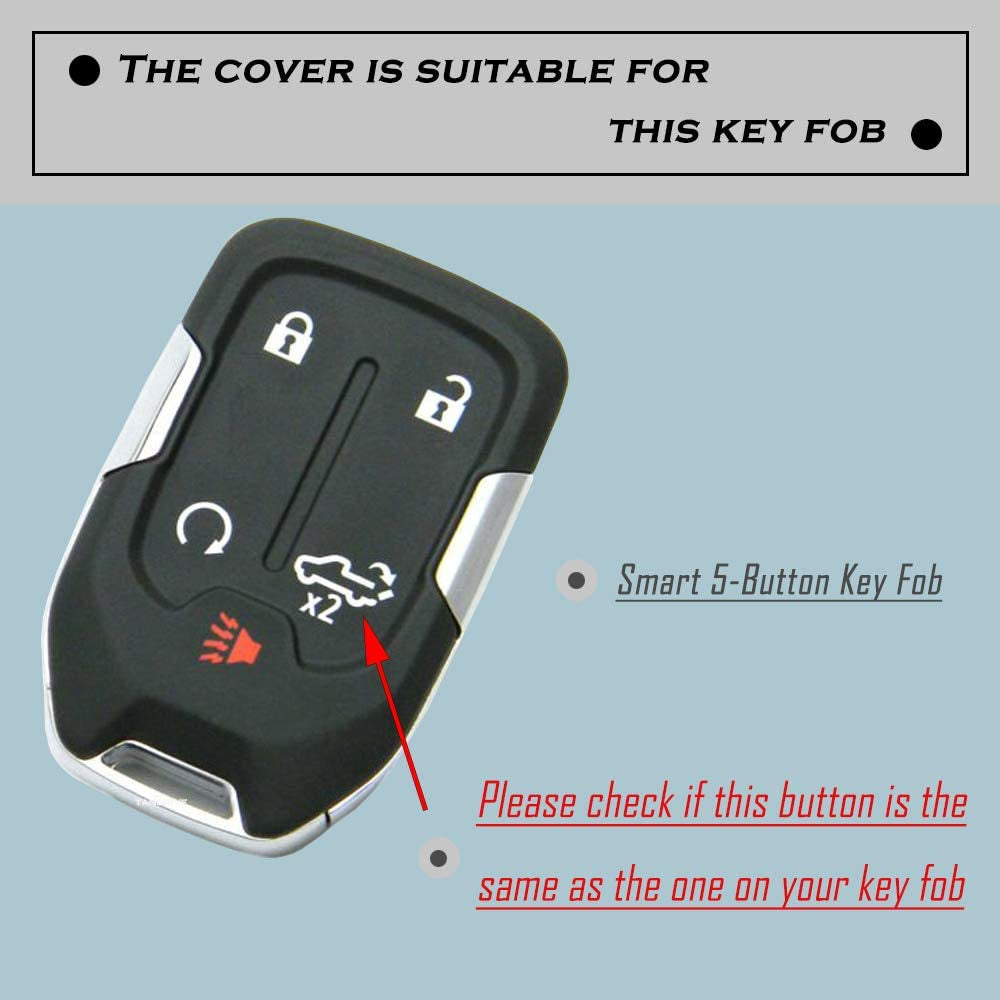 Key Fob Couture: 2PCS Silicone Superheroes for Your Chevy & GMC - Guarding Your Keys Like They're Top-Secret Spy Gear!