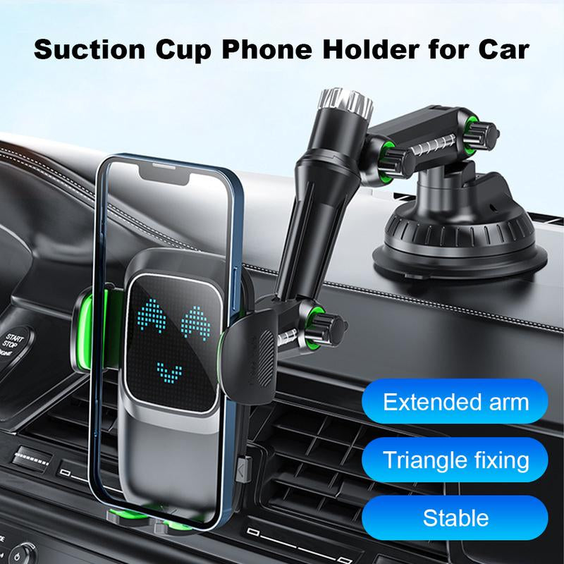 Ultimate Green Extra Long Air Vent Phone Mount - Flexible 360° Dashboard Holder for Safe Hands-Free Driving