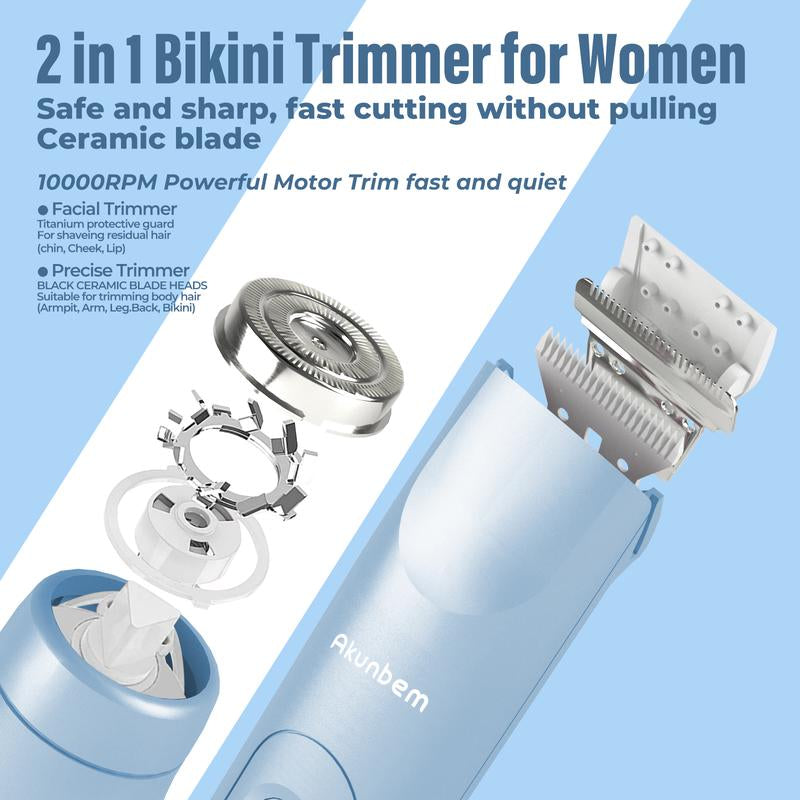 Akunbem Bikini Trimmer: The Swiss Army Knife of Personal Grooming – Say Goodbye to Unwanted Hair and Hello to Smooth Skin!