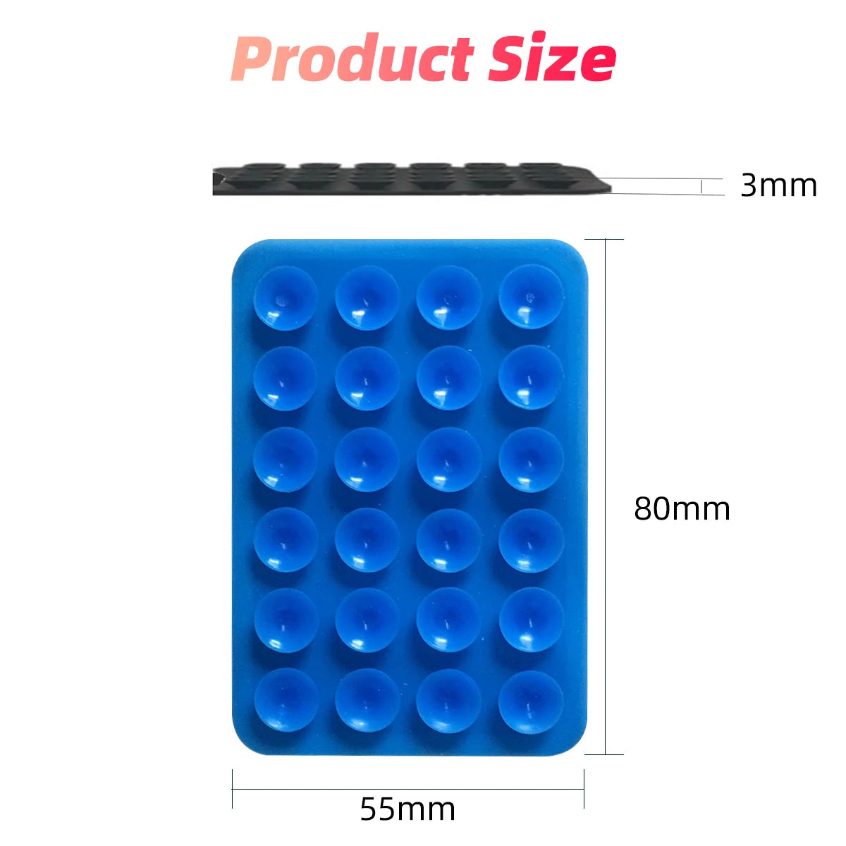 GUUGEI Multifunctional Silicone Suction Cup Phone Holder - Anti-Slip Wall Stand for Ultimate Convenience