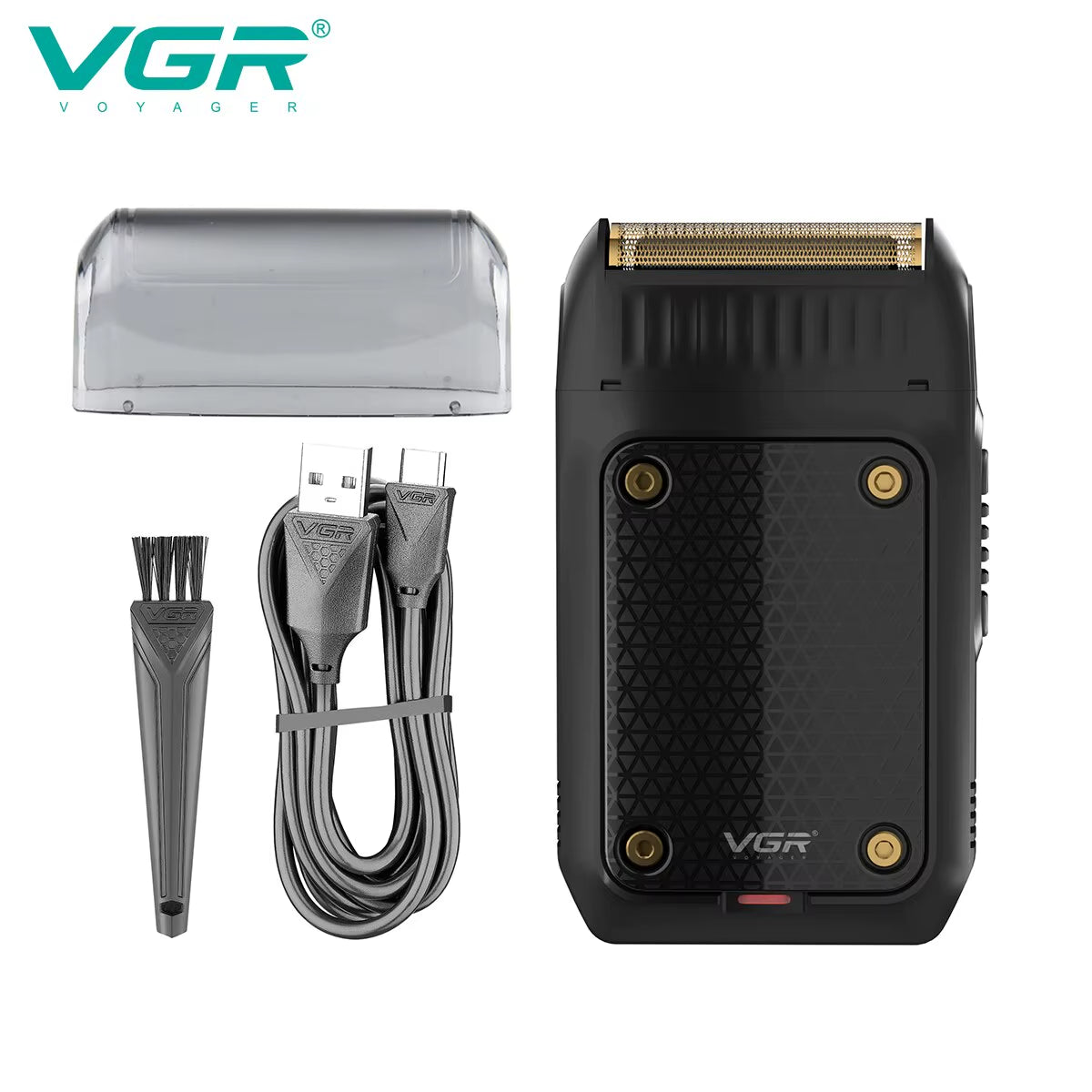 V-353 Professional Electric Shaver & Beard Trimmer - Portable Rechargeable Mini Razor for Men