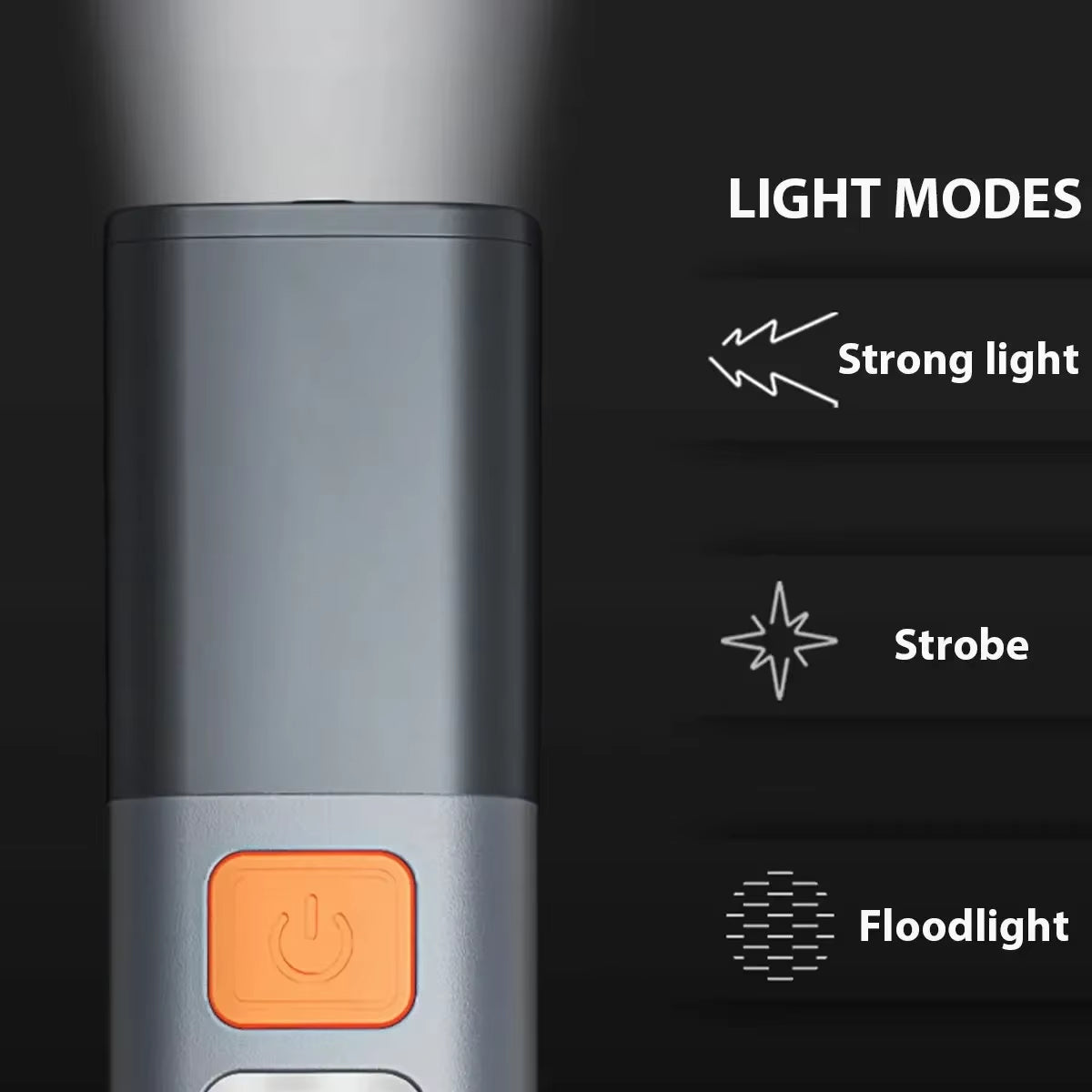 Flashy Stick of Camping Shenanigans: Rechargeable Pocket Sunbeam with Stretchy Wizardry and Sidekick Light Buddy!