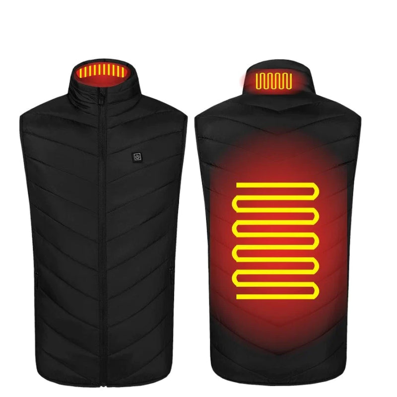 Stay Warm Anywhere: Washable USB Charging Heated Vest for Ultimate Winter Comfort