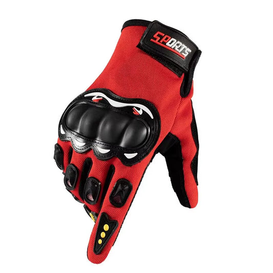 Rev Up Your Ride with These Ultimate Full-Finger Motorcycle Gloves - Stay Touch-Screen Savvy and Crash-Proof!