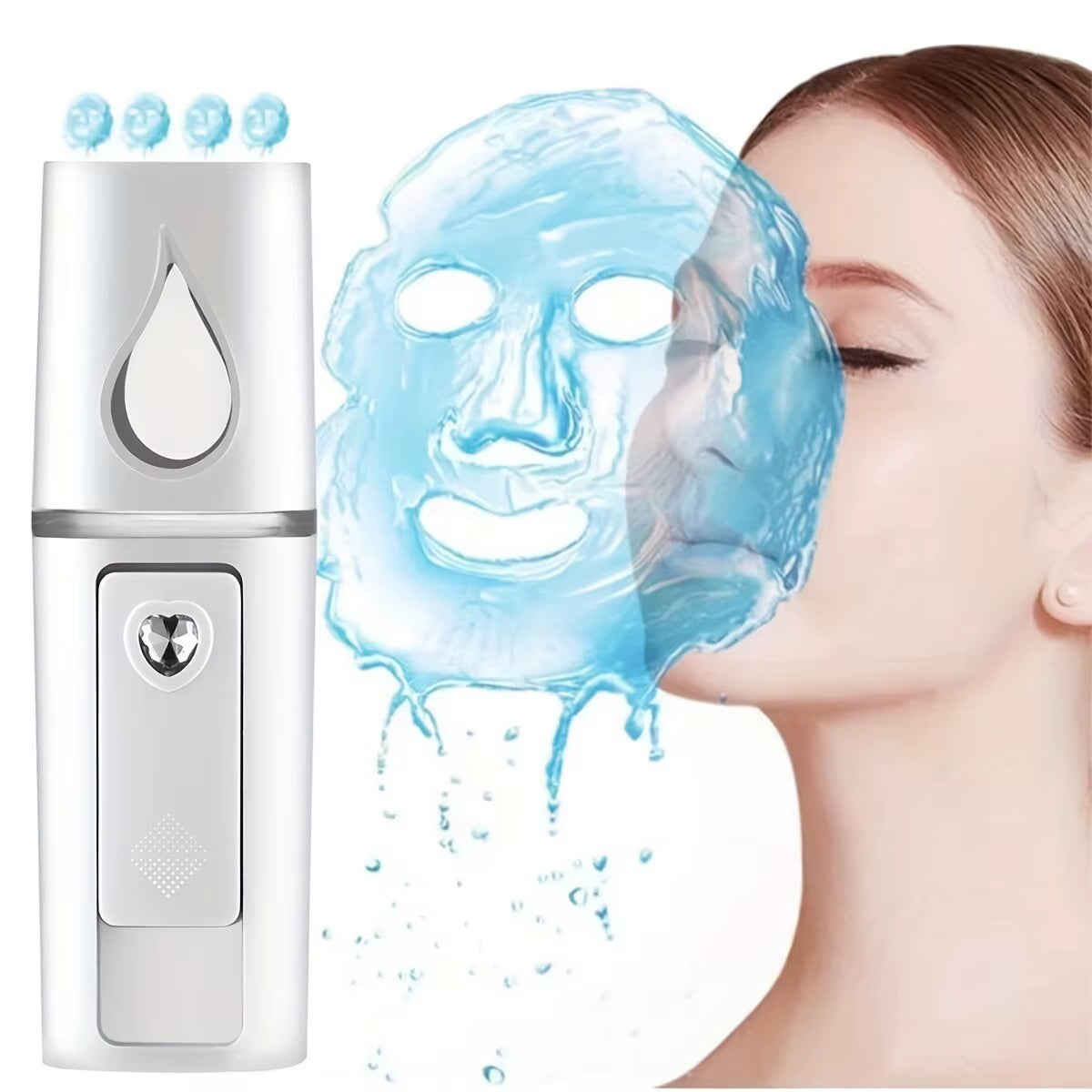 Stay Flawless On-the-Go: The Rechargeable Mini Facial Mister That Turns Your Skin into a Hydration Superhero!