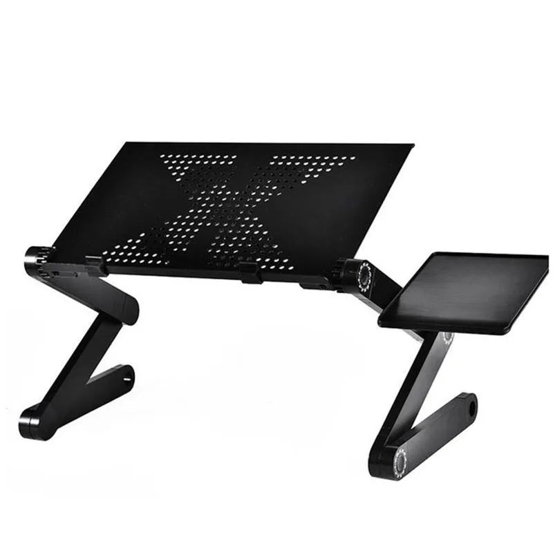 Adjustable Foldable Laptop Stand - 42x26CM Vented Desk for Comfortable Workspaces