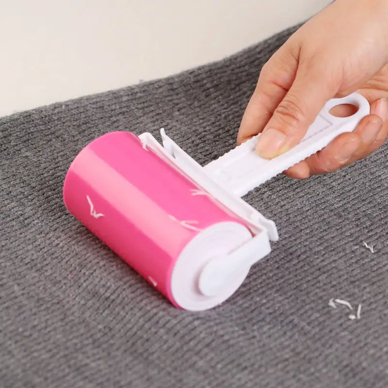 Reusable Portable Sticky Roller - Effortless Pet Hair & Dust Remover for Home, Carpet, Bed & Sofa