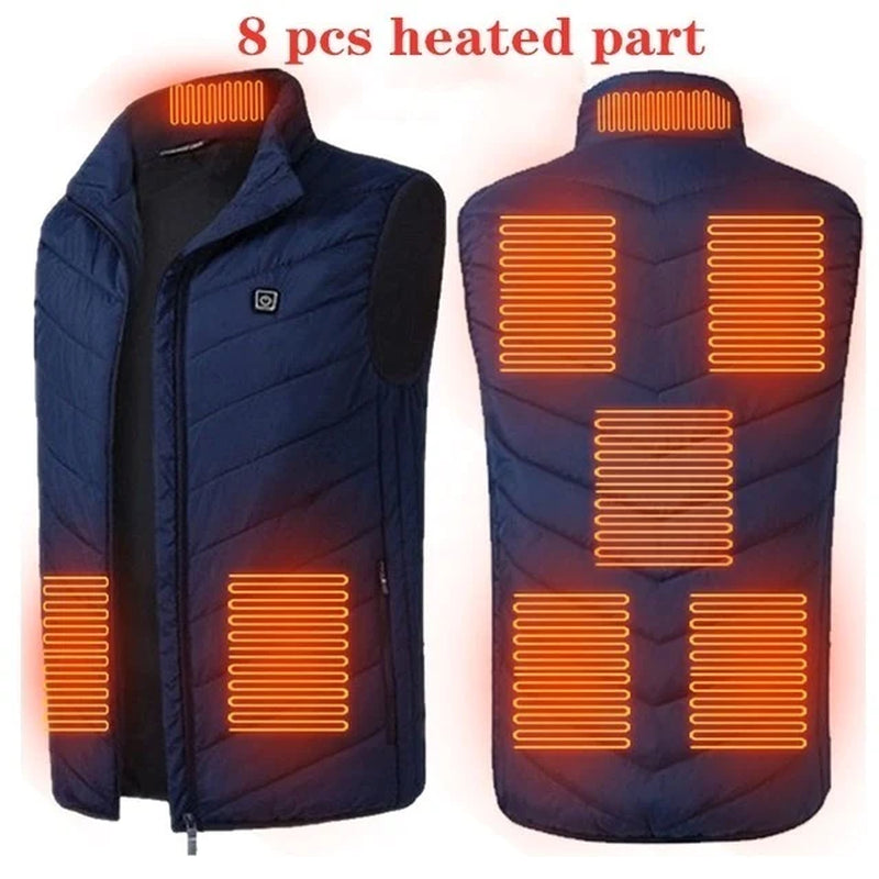 Stay Warm Anywhere: Washable USB Charging Heated Vest for Ultimate Winter Comfort