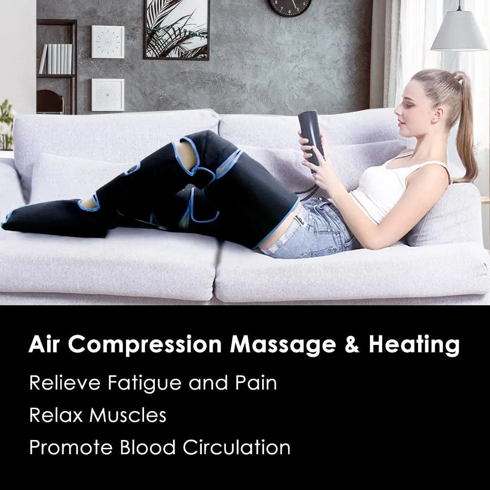 Revitalize Your Legs: 360° Air Pressure Foot Massager for Enhanced Circulation & Muscle Relaxation - Lymphatic Drainage Device 2022