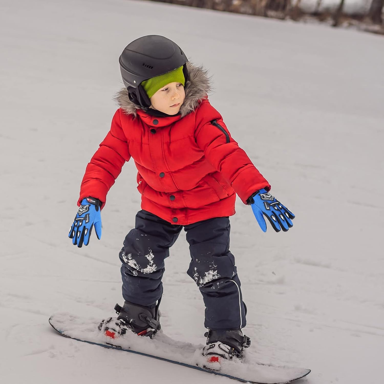 Frosty Fist Cuddles: The Chill-Pal Hand-Huggers for Bike Bloopers (Royal Blue, Ideal for Sweaty Sasquatch Hands)