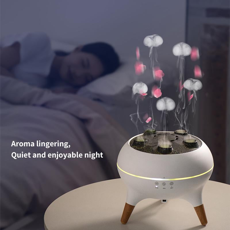 Meet the Jellyfish of Hydration: Your New Multi-Spray Aromatherapy Humidifier That Doubles as a Mood Light Show!