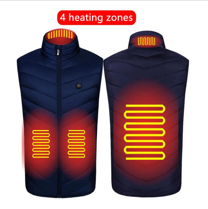 Stay Warm Anywhere: Washable USB Charging Heated Vest for Ultimate Winter Comfort