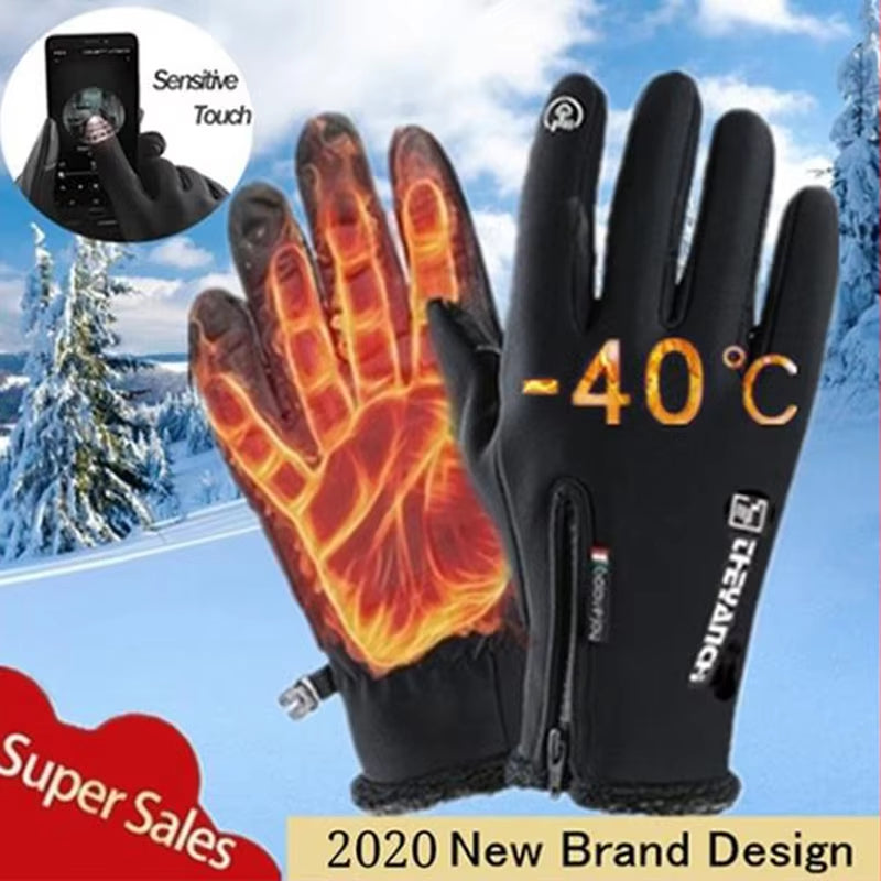 Frostbite Fighters: The Ultimate Glove for Touching Screens While Riding Through the Arctic!