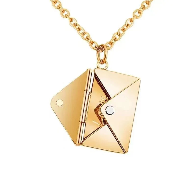 Mail It to Mom: The Envelope Necklace - Because She's Too Special for Plain Old Mail This Mother's Day!