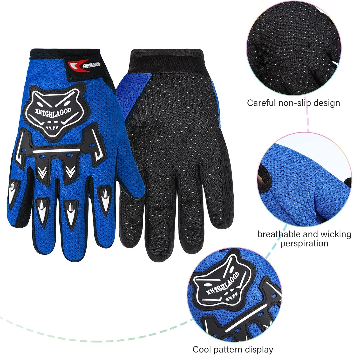 Frosty Fist Cuddles: The Chill-Pal Hand-Huggers for Bike Bloopers (Royal Blue, Ideal for Sweaty Sasquatch Hands)