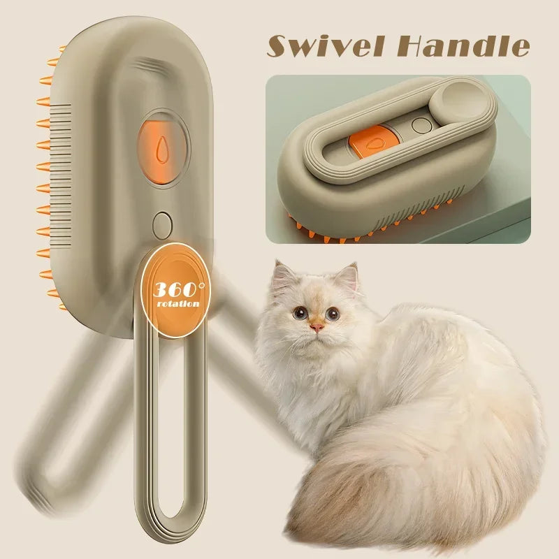 The Fur-tastic 3-in-1 Steam-Powered Pooch Pamperer: Fluff, Scrub, and Spa Day for your Furry Friends!