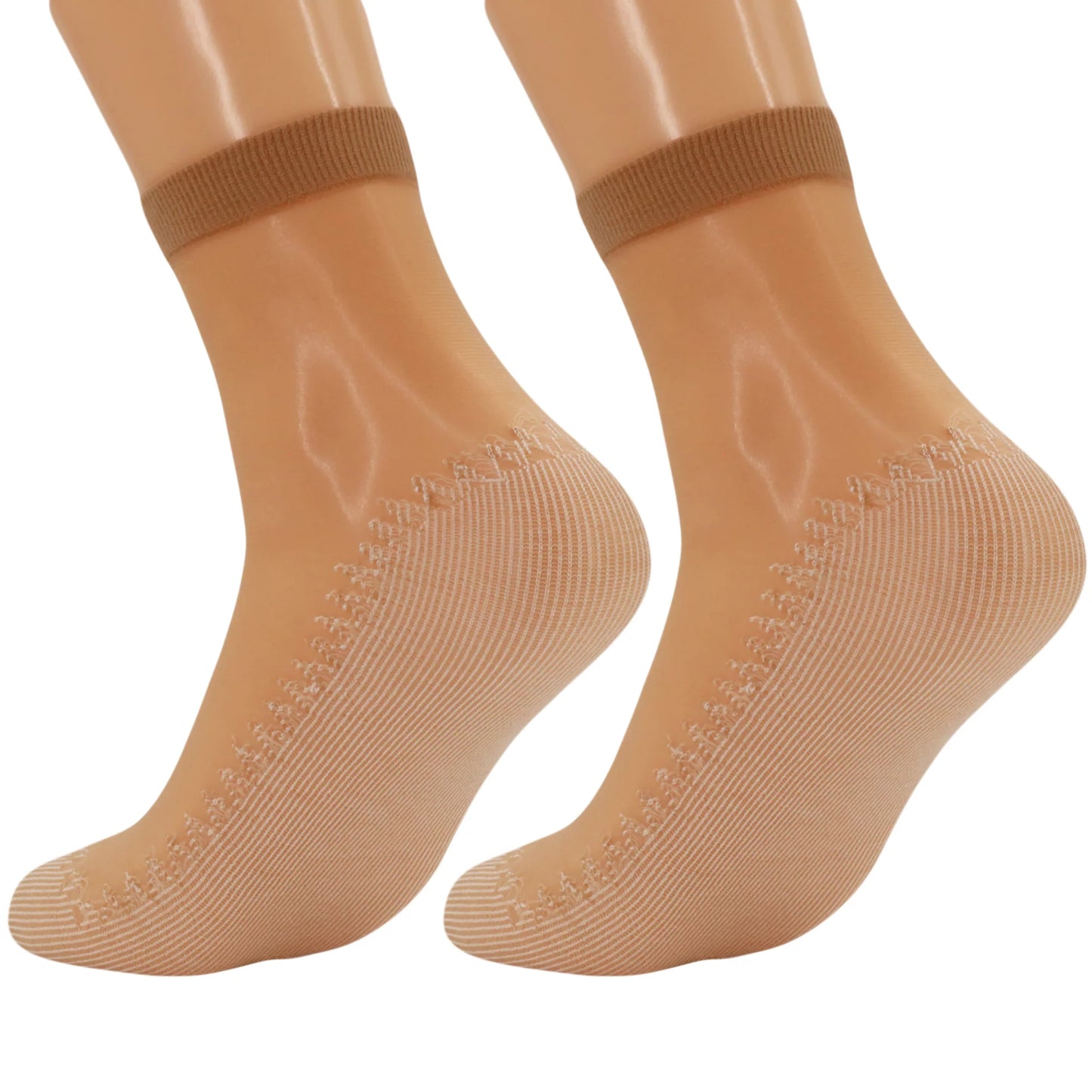 3 Pairs of Women’s No-Slip Ninja Socks: Stealthy Ankle Shields with Cotton Cushions for Your Toes’ Survival!