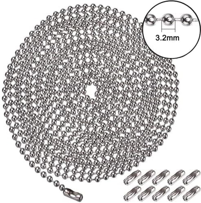 The Ultimate Tug-of-War Set: 2 Humongous 36-Inch Stainless Steel Chains for When You Really Need to Pull Your Weight (or Someone Else's) - Bonus Connectors Included for All Your Chain Linking Shenanigans!