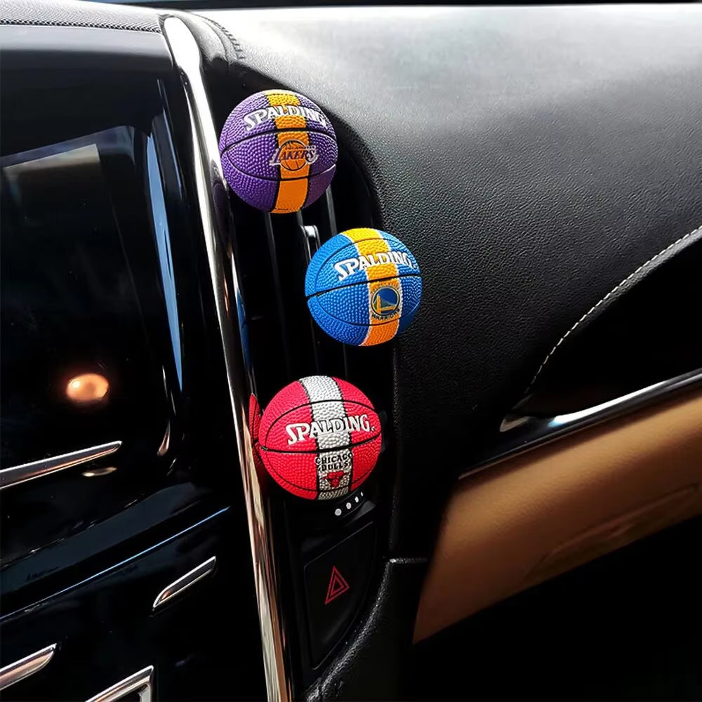 Bouncy Basketball Bliss: Funky Air Freshener for an Unforgettable Ride!