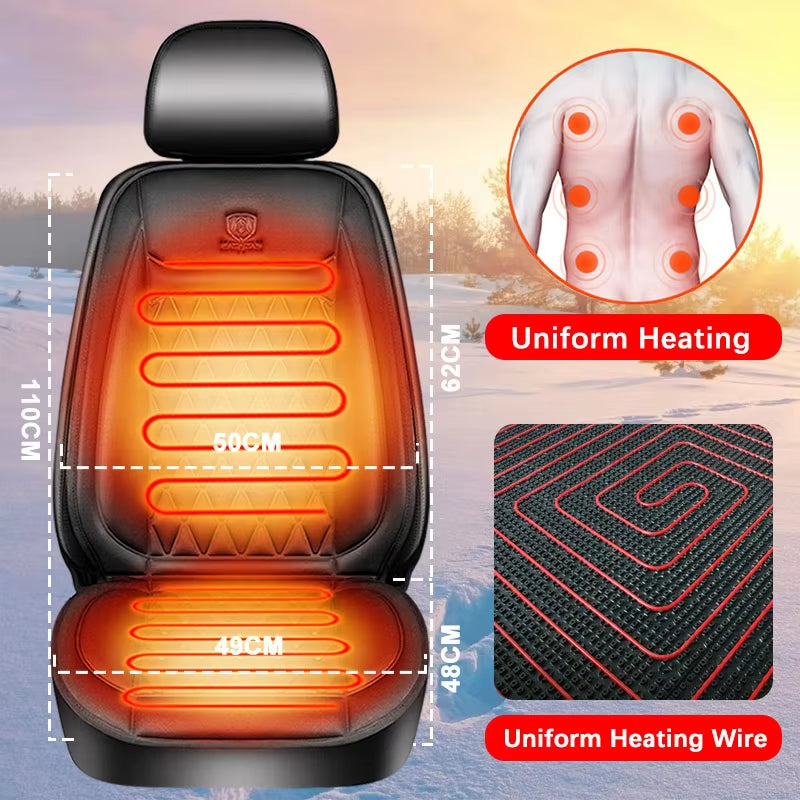 Chilly Gone Wild: 12-24V Motorized Butt Warmer for Your Car – Turn Your Seat into a Toasty Throne!